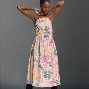 Zara x Disney Stories Collection Jungle Book Dress with Animal Print